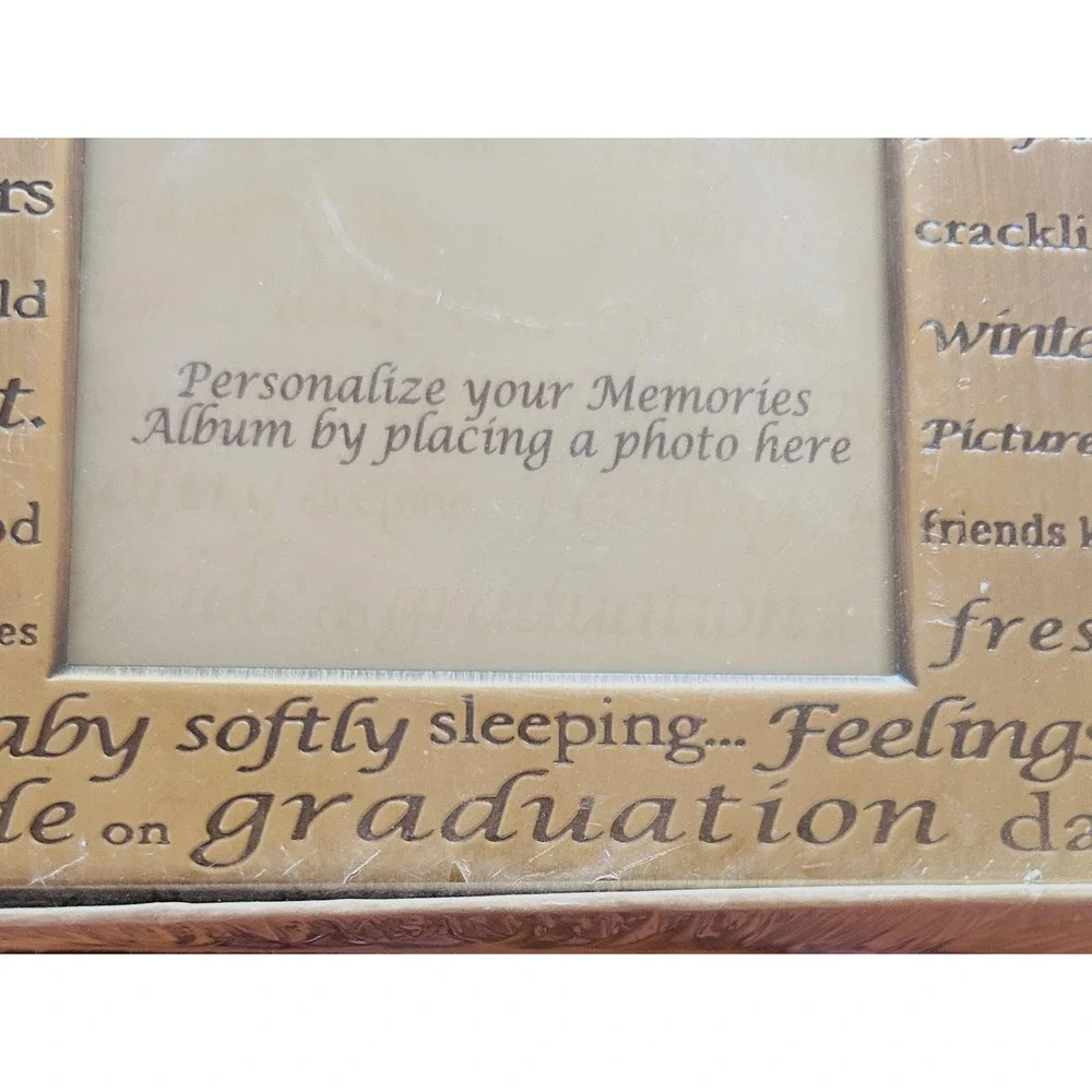 Thompson Products Mini Photo Album Brass 4x6 100 Photos NIB Sentimental Family